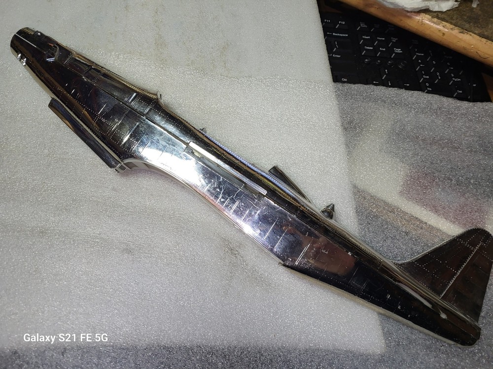 NOS Wen Mac King Cobra Chrome Tether Plane Fuselage Parts