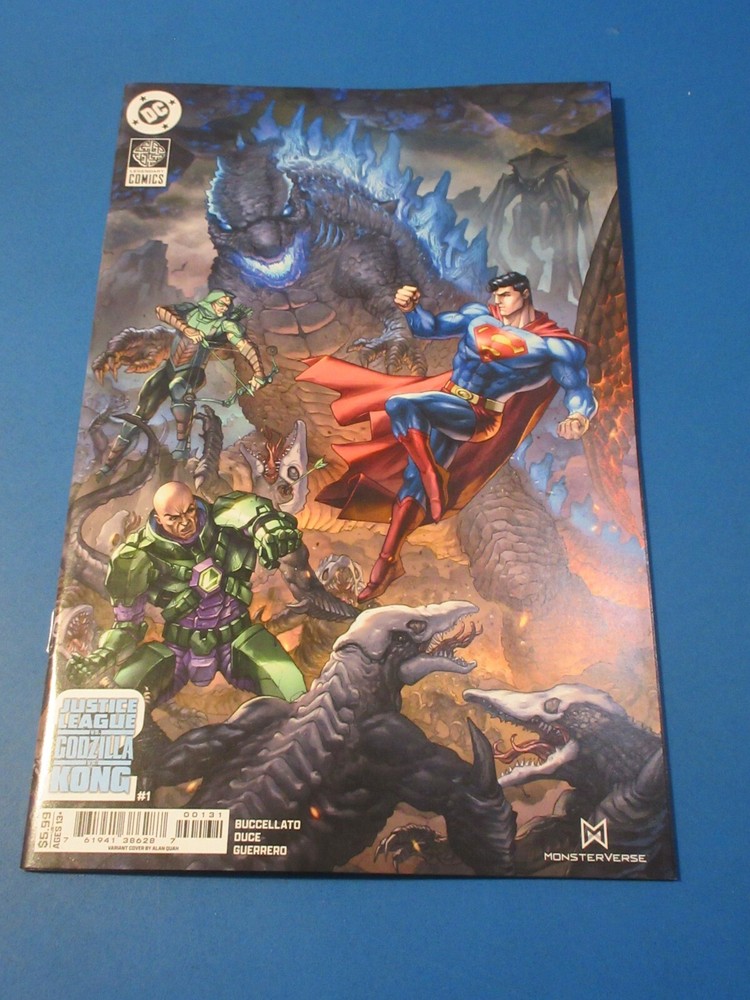 Justice League vs Godzilla vs Kong 2 Quah Variant NM Gem Mint Wow