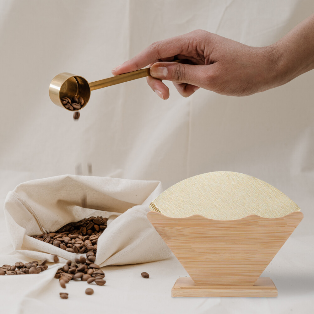 Portable Coffee Filter Holder for Dripper and Accessories Storage  