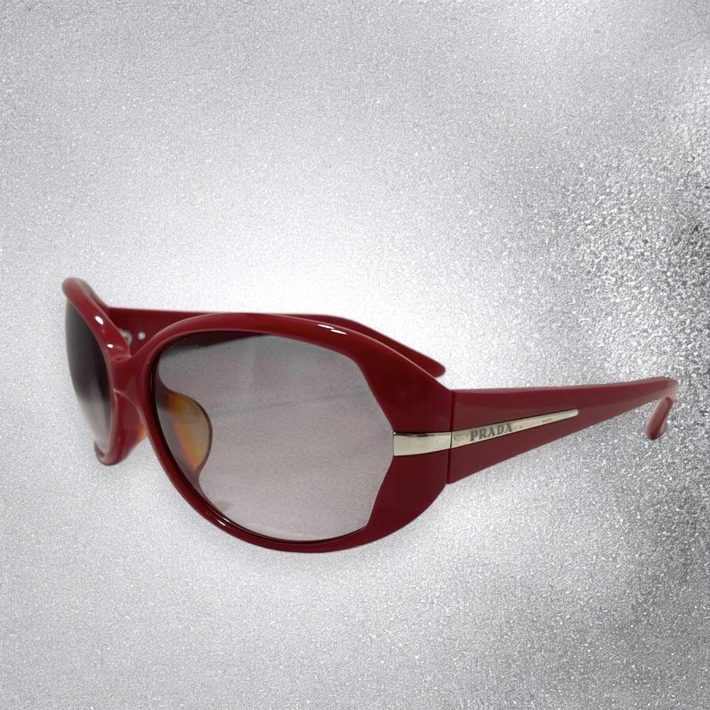 Prada Red SPR24H Sunglasses Authentic Pre-Owned Like New