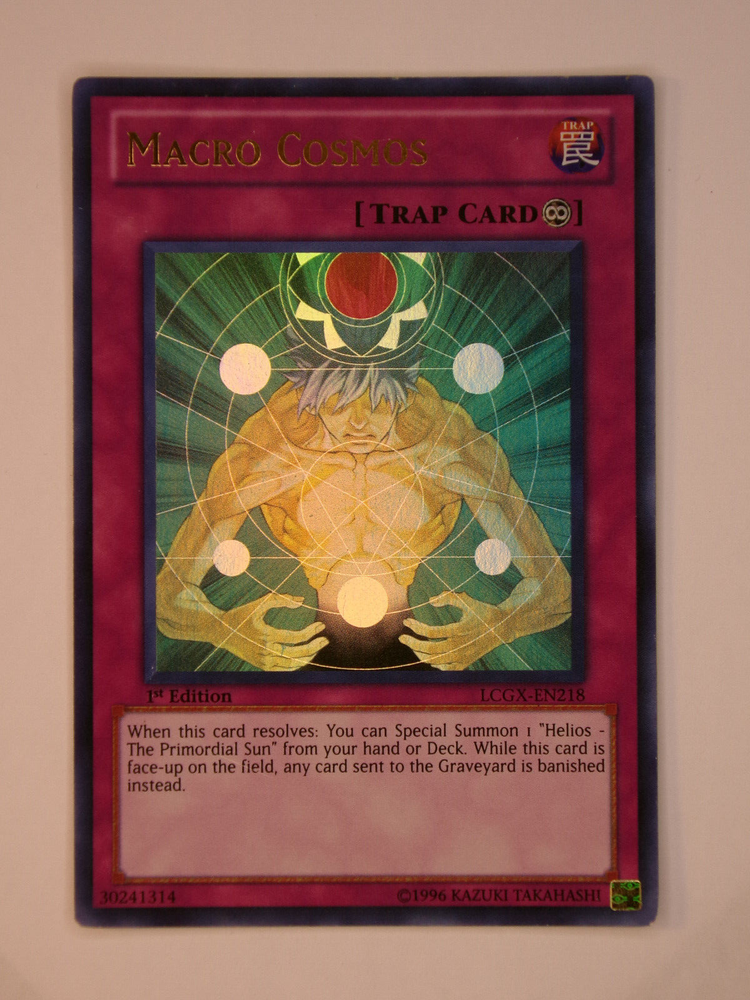 Macro Cosmos LCGX-EN218 Legendary Collection 2 Duel Academy 1st Edition
