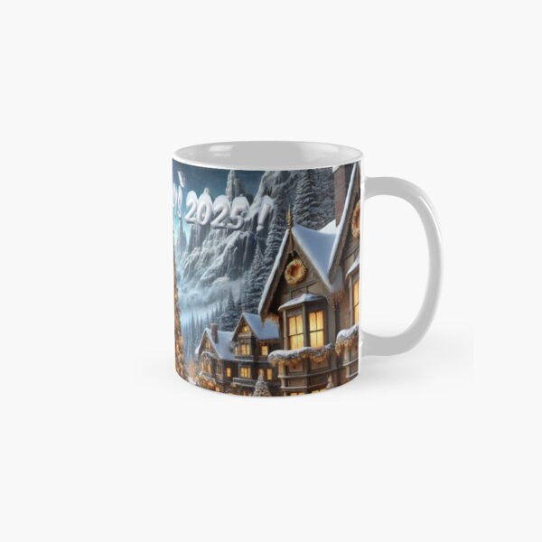 Happy holidays 2025 Victorian style Classic Mug , Gift For Family