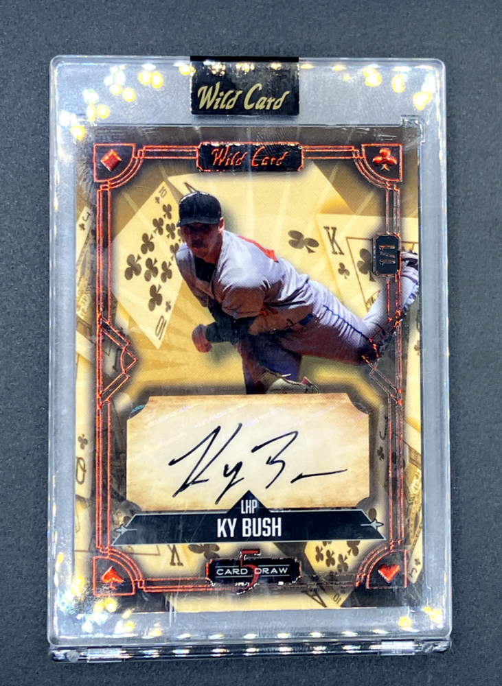 2023 Wild Card 5 Card Draw Ky Bush 1/1 Auto