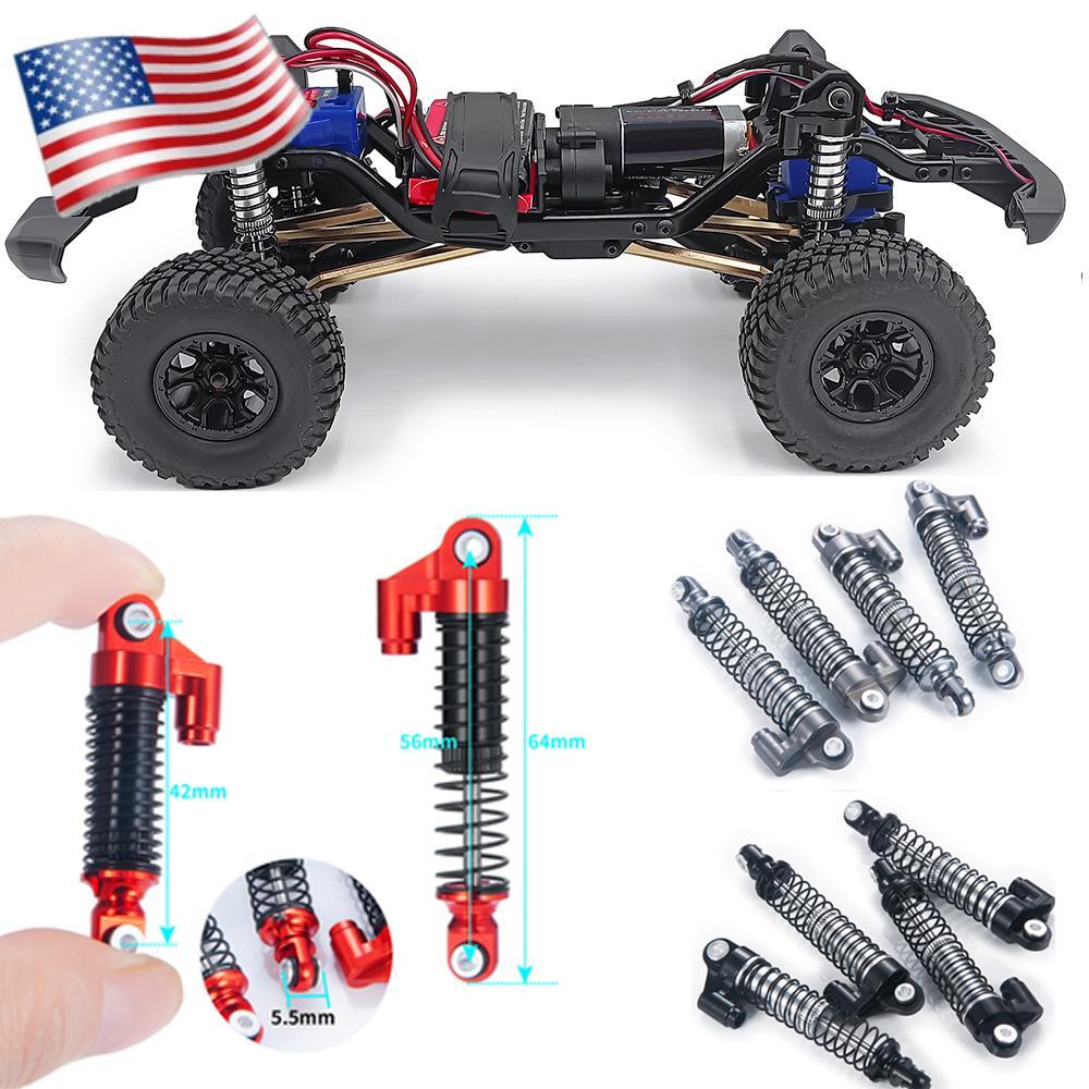 56mm 4Pcs Shock Absorber Damper For Traxxas TRX4-M 1/18 RC Crawler Upgrade US