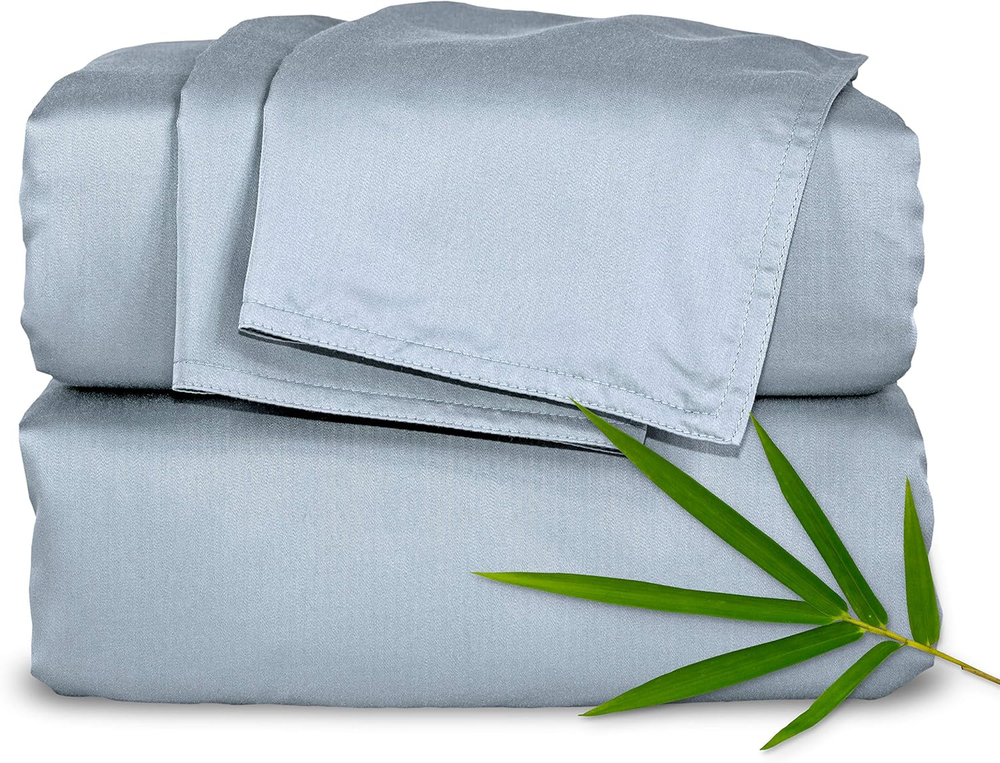 100% Organic Bamboo Viscose Full Sheet Set by [Brand]