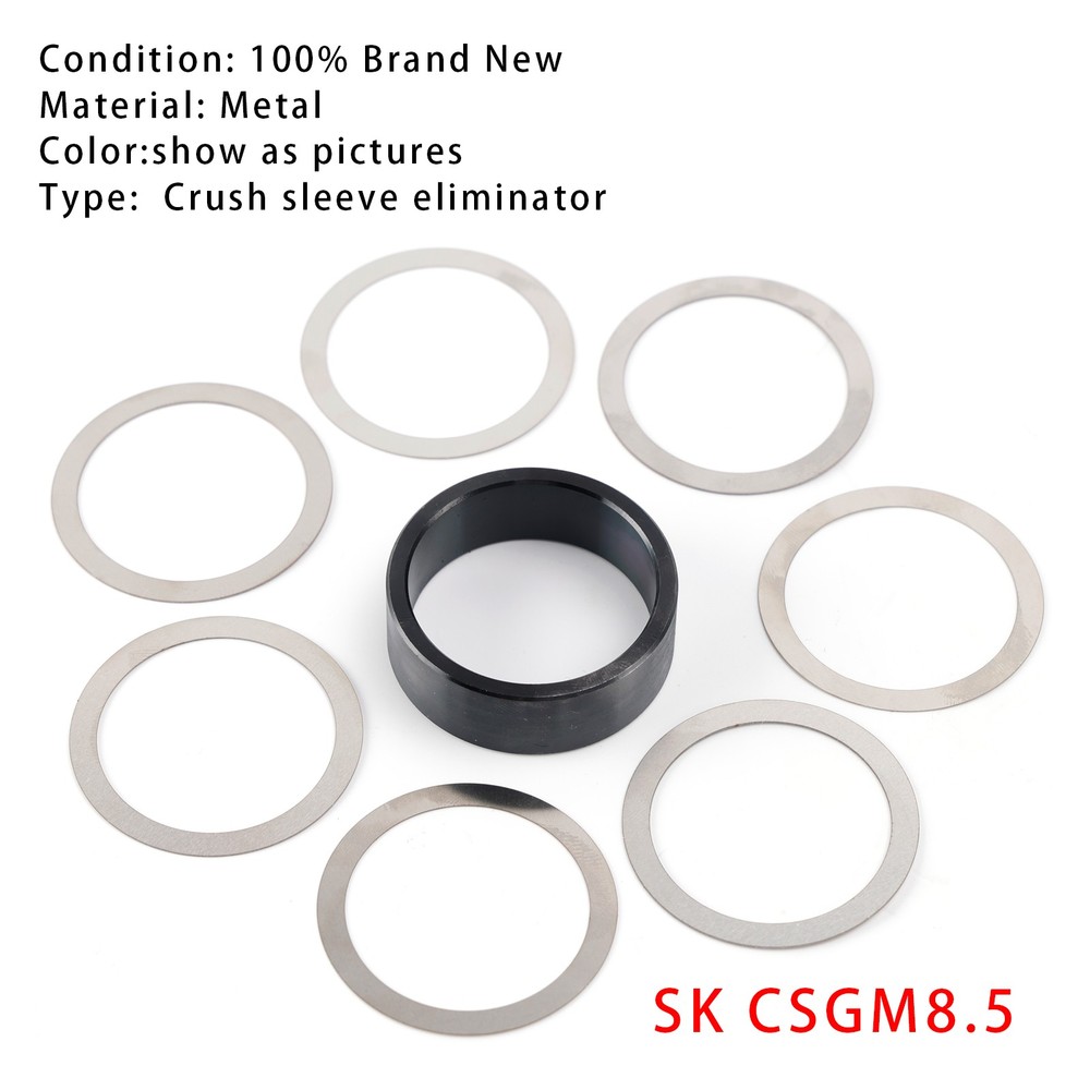 Gear & Axle (SK CSGM8.5) Crush Sleeve Eliminator Kit For GM 8.5 Differentia