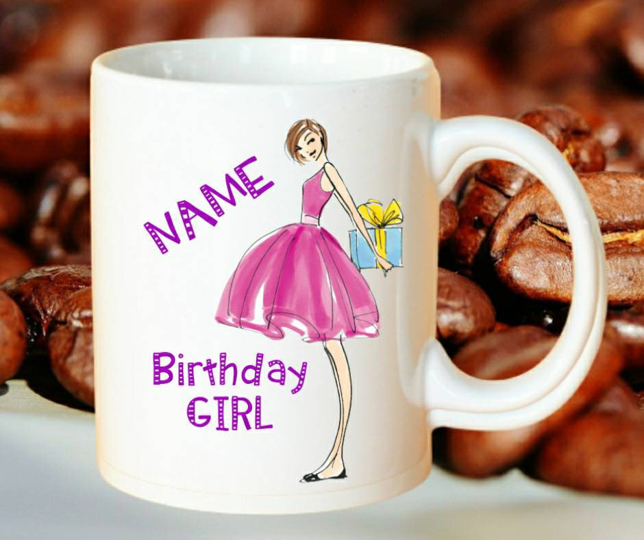Birthday Girl Mug Celebration Gift Coffee Mug Tea Cup