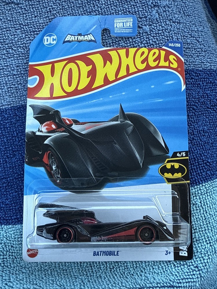 2025 Hot Wheels HW Batman 4/5 Black Batman The Brave And The Bold Batmobile