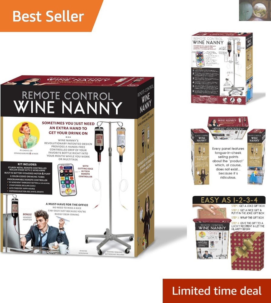 Wine Nanny Prank Gift Box - Hilarious Packaging for Memorable Gifting Moments