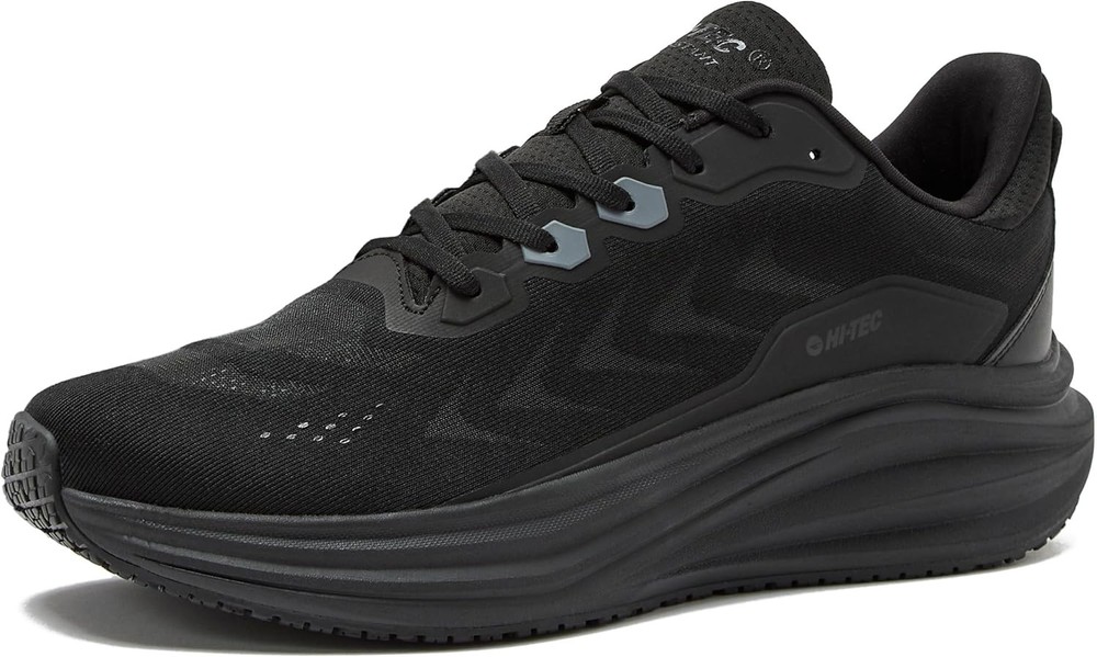 HI-TEC Men's Resist SR Runner Non-Slip Work Shoes Comfort Mesh Black