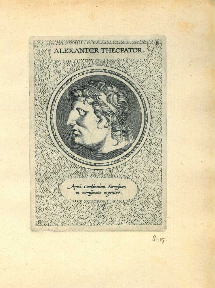 Portrait of Alexander I Theopator Euergetes
