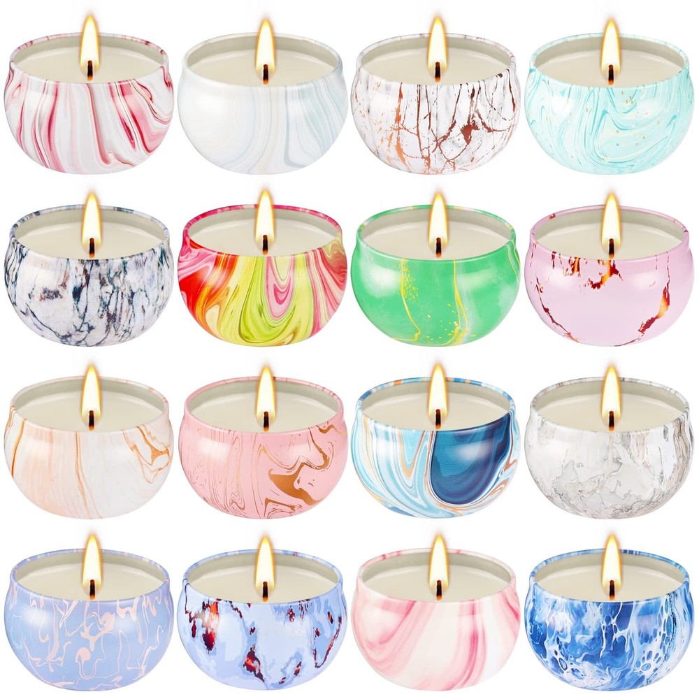 16-Pack Aromatherapy Candle Gift Set for Women and Moms