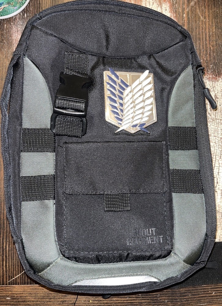 Attack On Titan Scout Regiment Tactical Sling Bag Bioworld Exclusive Premium Quality
