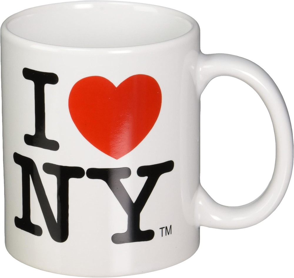 NY Skyline White Ceramic Mug 11oz NYC Souvenir Gift