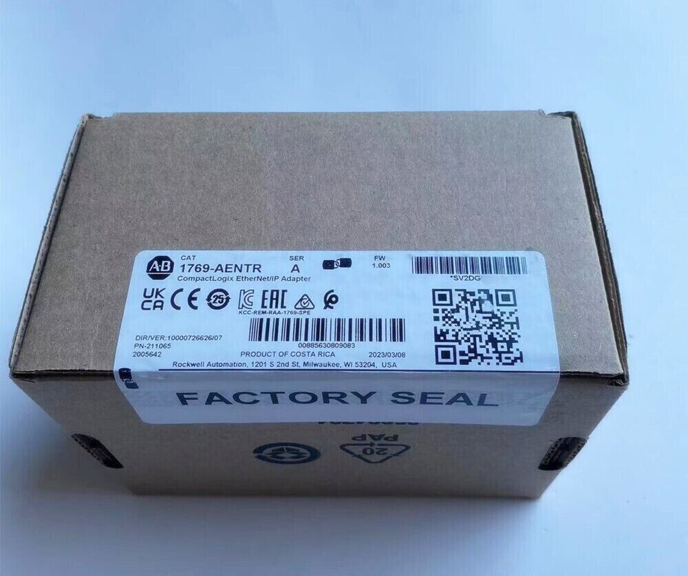 New Factory Sealed AB 1769-AENTR / A Compactlogix Ethernet/IP Adapter 1769AENTR