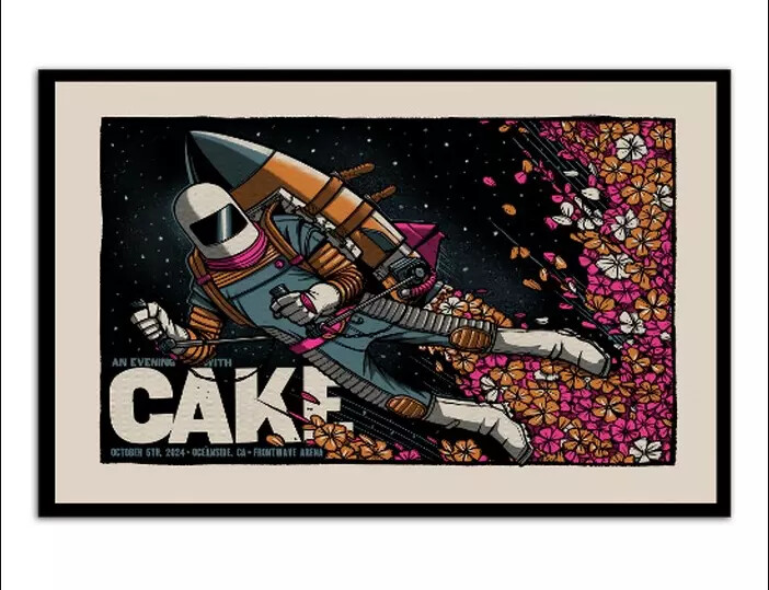 ケーキ October 5th 2024 2025 Oceanside, CA Frontwave Arena コンサートポスター