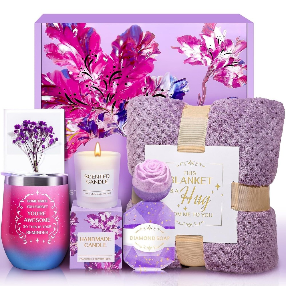Valentines Day Gifts for Her, Women, Girlfriend, Wife, Gift Basket-image