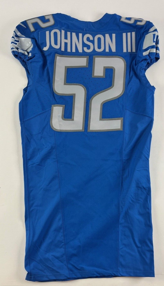 2023 Detroit Lions John Johnson Game Issued NFL Football Jersey w/ 90th Patch