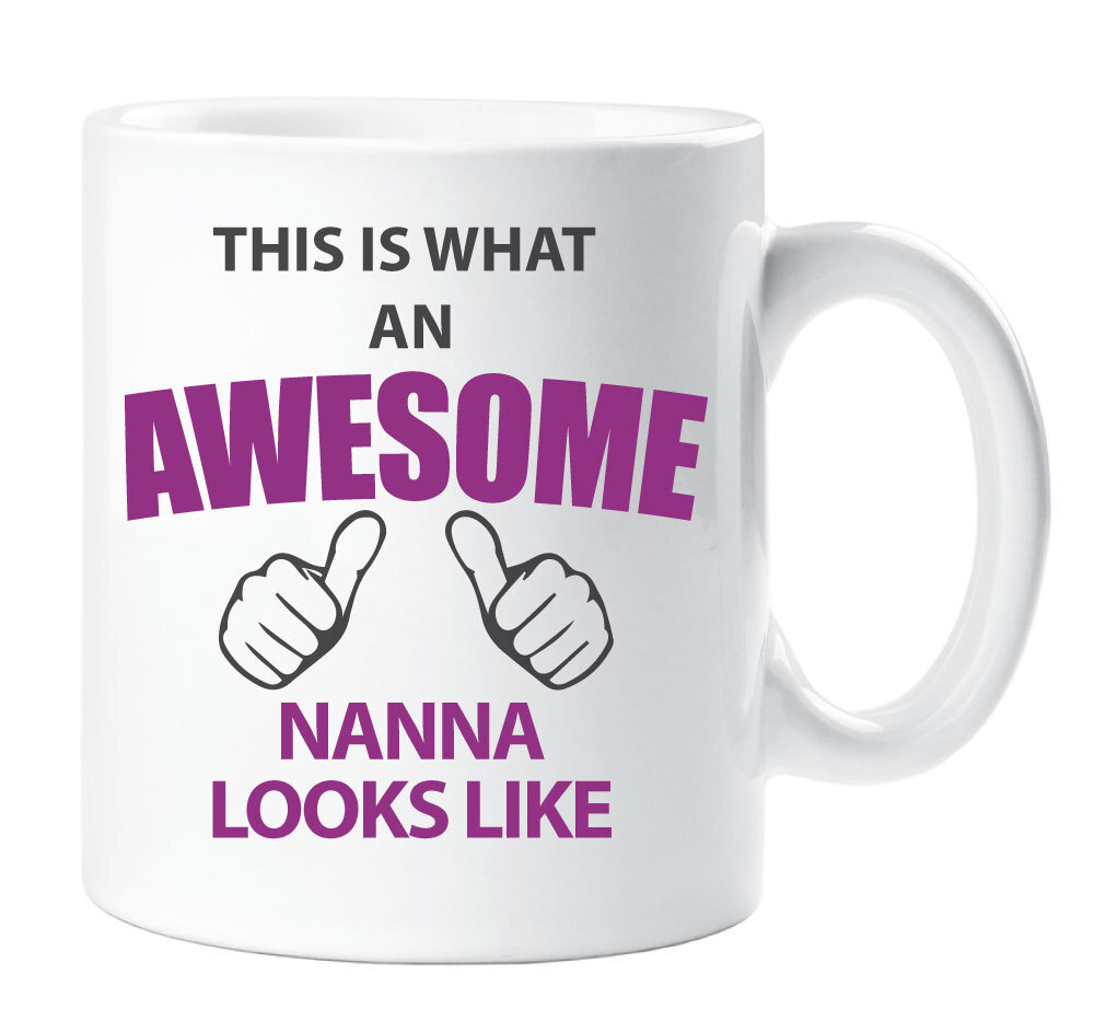 Awesome Nanna Mug - Ceramic Novelty Gift for Grandmothers  