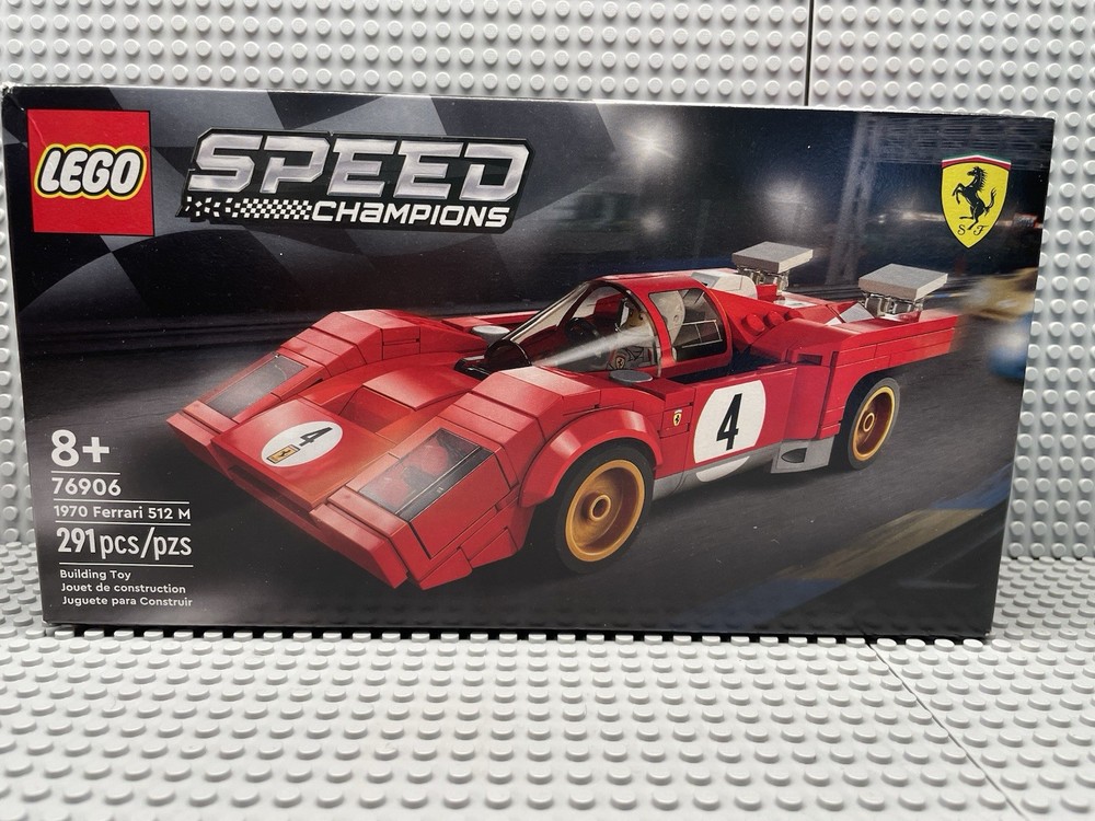 LEGO. SPEED CHAMPIONS: 1970 Ferrari 512 M (76906). New. Sealed Box.