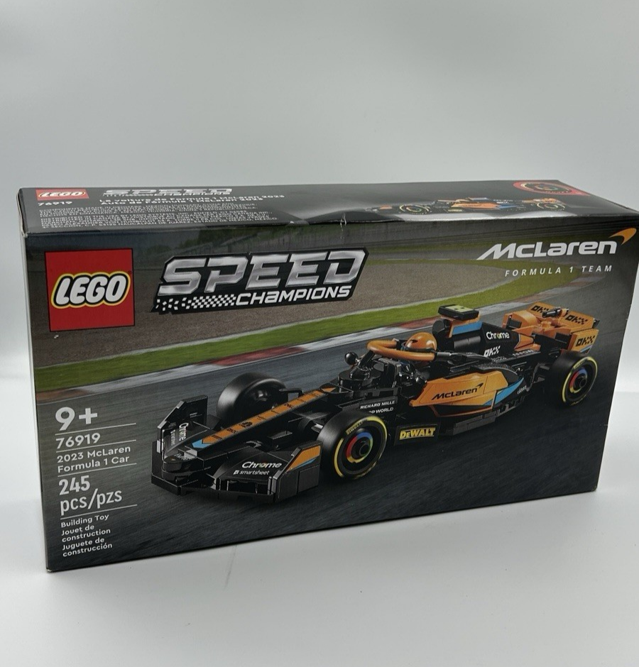 LEGO SPEED CHAMPIONS 2023 McLaren F1 Race Car Building Set 76919