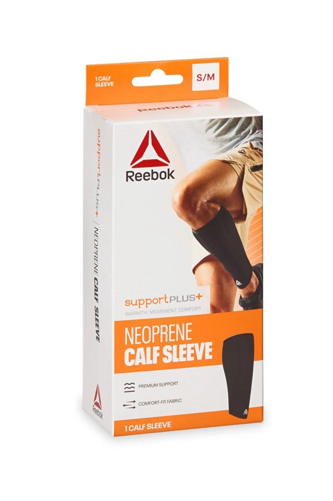 🔥NEW🔥 Reebok Delta Support + Calf Sleeve Black S/M