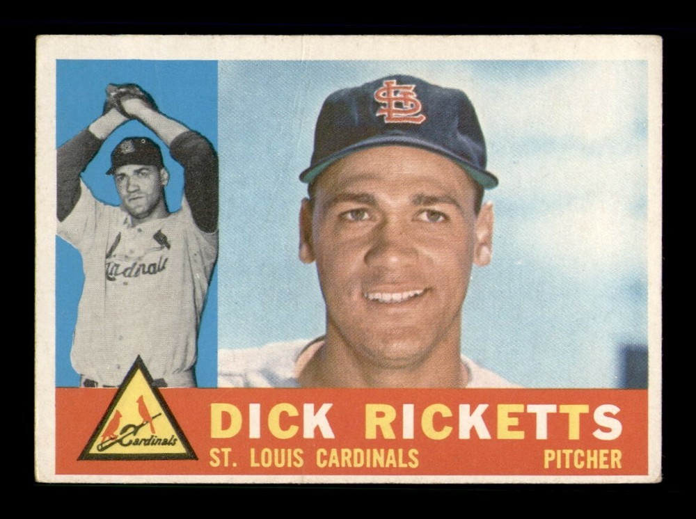 1960 Topps #236 Dick Ricketts EX Baseball Card OBGcards