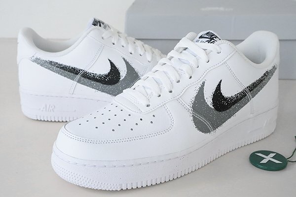 NIKE Men 9.5US Air Force 1 Low '07 Sneakers White Fd0660-100 Stockx  Spray Paint