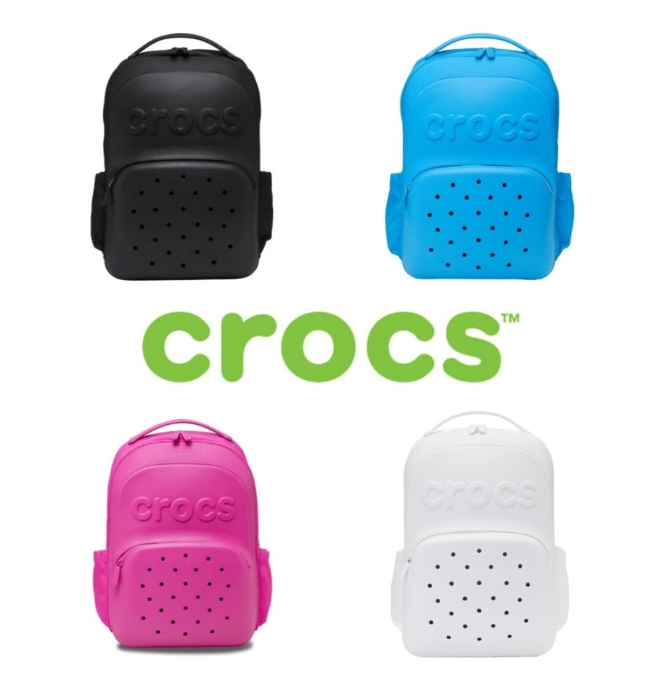 CROCS Classic Backpack 210190 Unisex Size Black White Juice Pink Ocean Blue