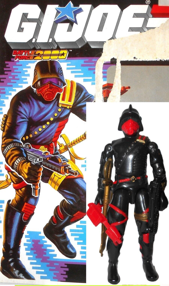 1988 Gi Joe Iron Grenadier V1 Complete with Full Backer Card Vintage Collectible