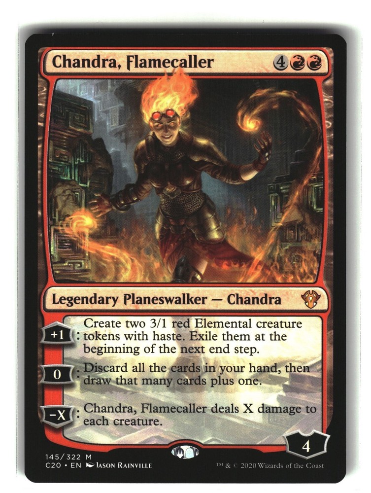 CHANDRA, FLAMECALLER Commander 2020 #145 C20(NM+)(MTG)