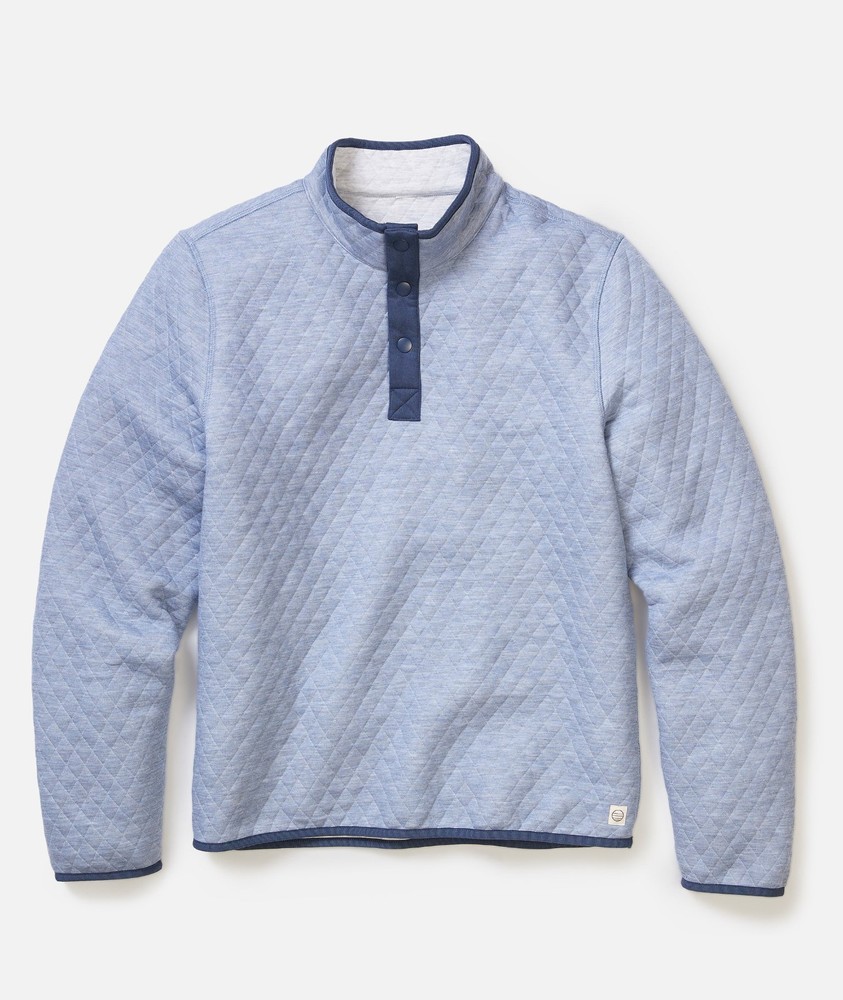 🧡*NWT* Marine Layer Corbet Quilted Reversible Pullover Men's Size L MSRP$148