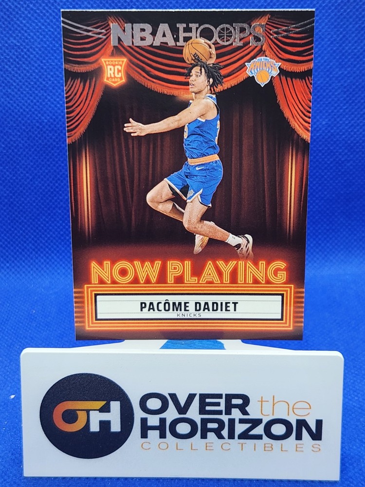 2024-25 Panini NBA Hoops Now Playing #29 Pacome Dadiet, New York Knicks