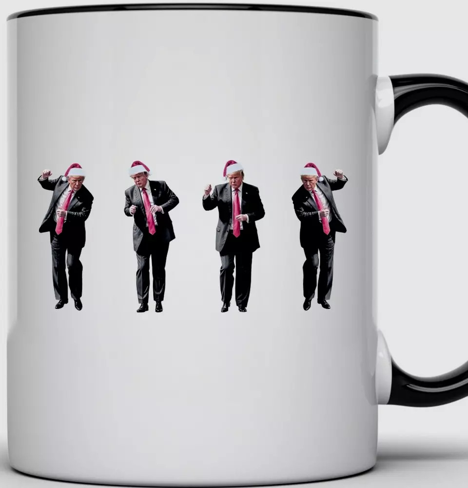 Trump 2024 Coffee Cup - Ceramic Mug with Patriotic Design for Gift Giving