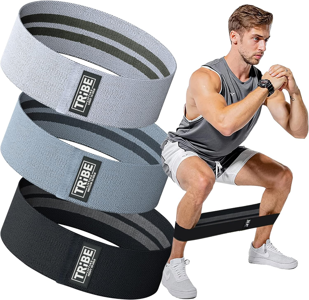 Fabric Resistance Bands for Legs - Workout Bands Resistance Bands for Men and Wo