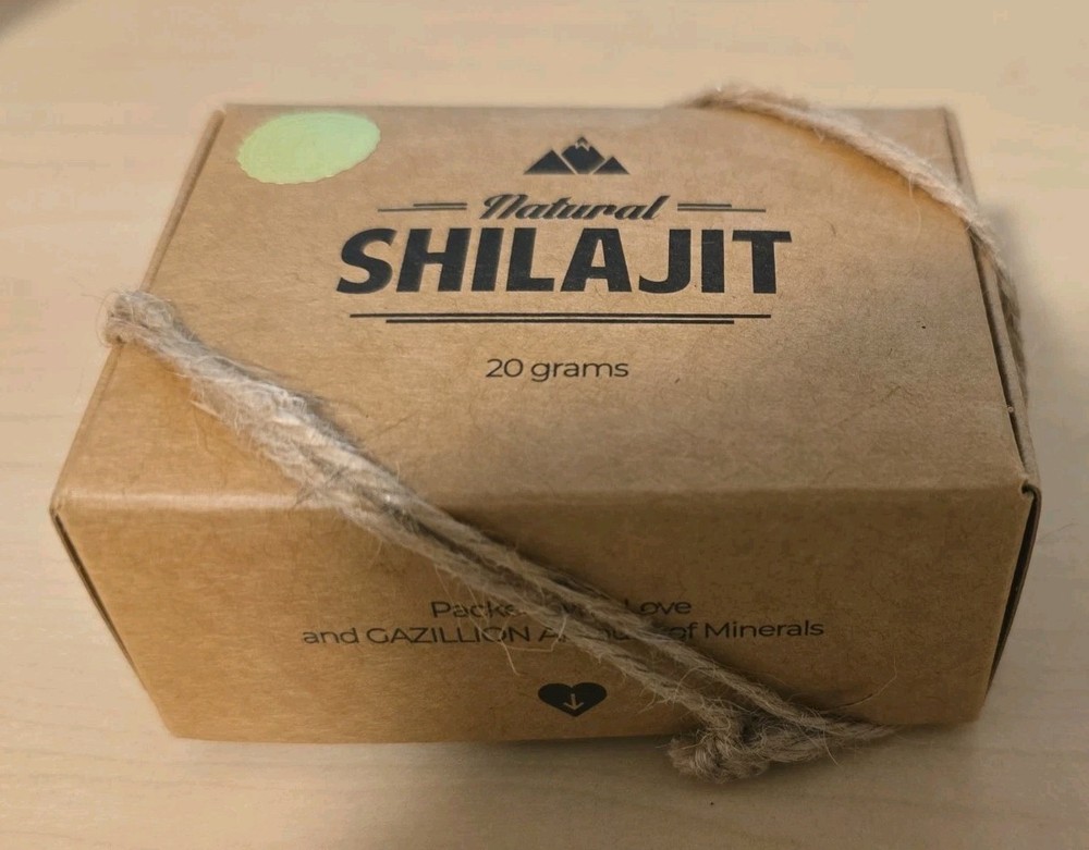 Pure Shilajit Resin for Energy & Focus 20g Best by 12/2025