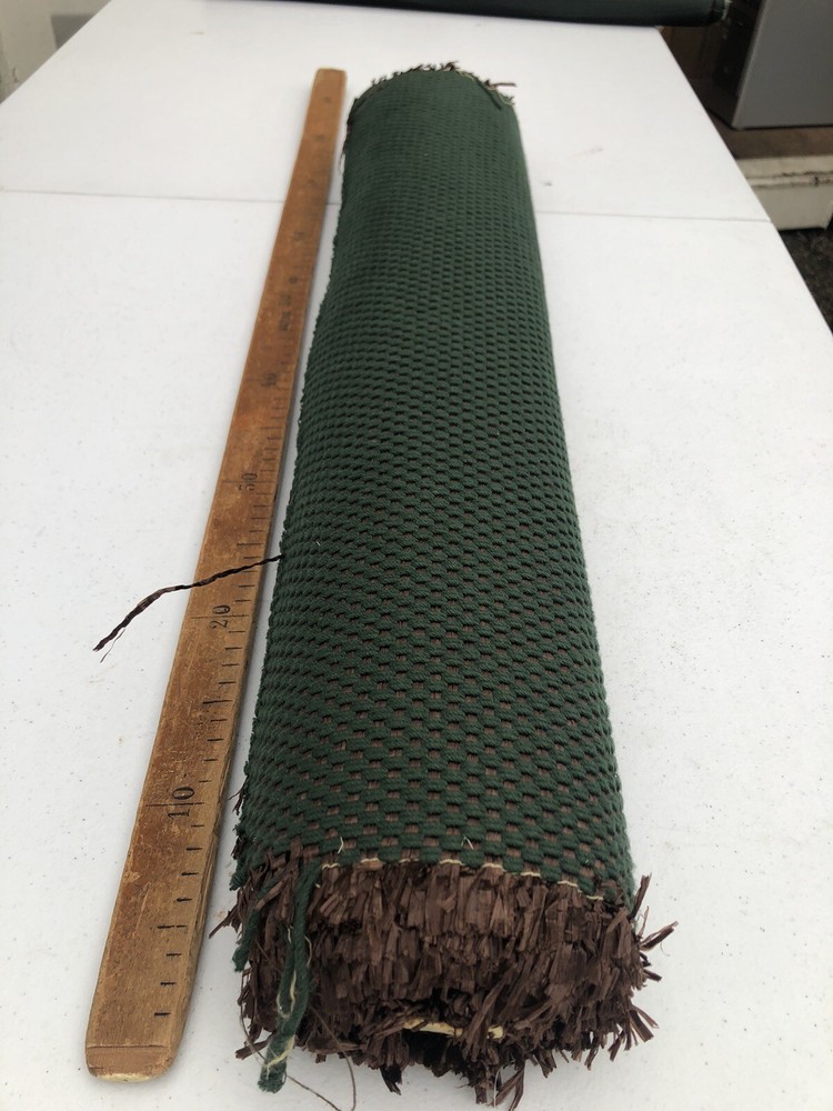 Cotton and raffia upholstery fabric coupon 300 x 72 cm-image