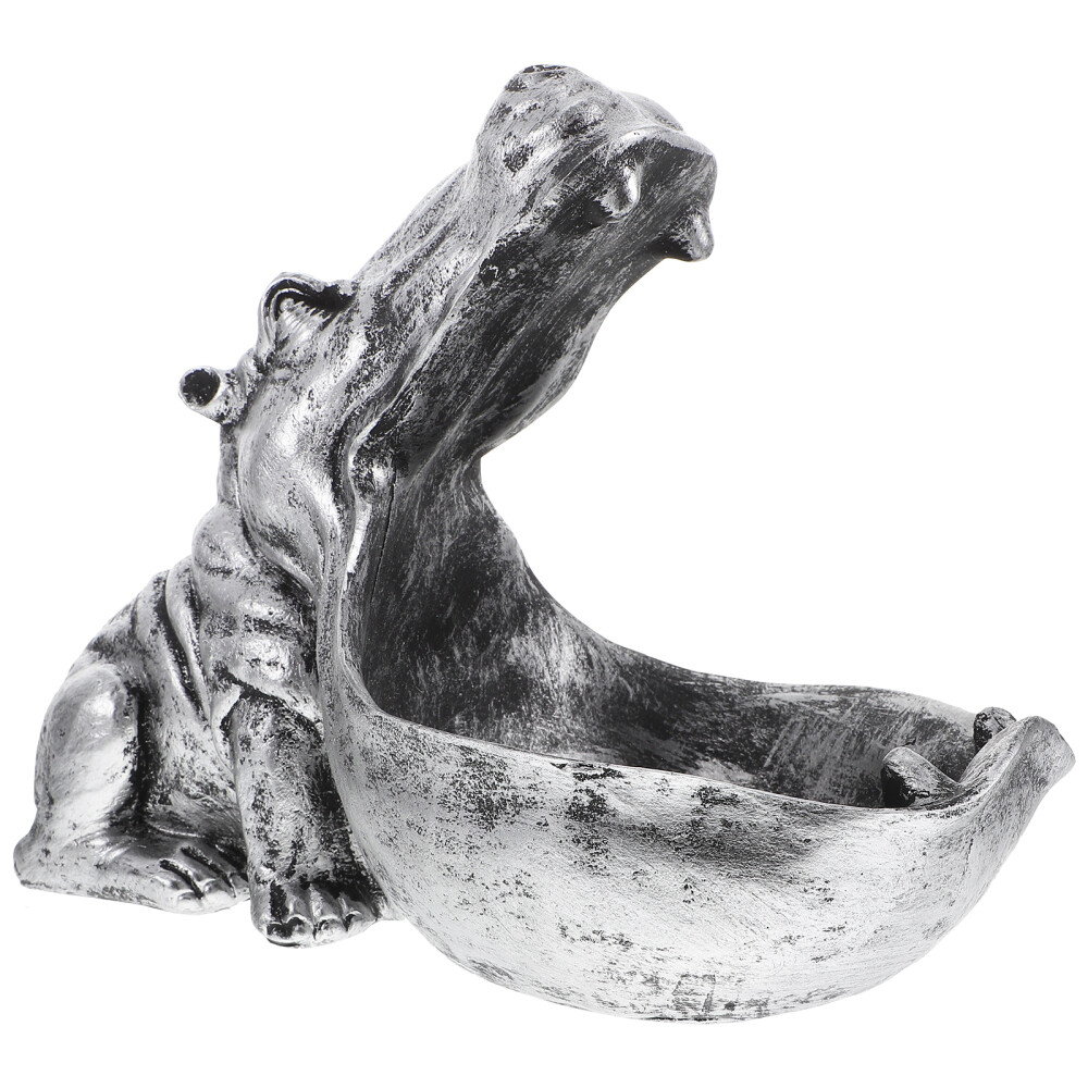 Resin Desktop Ornament House Hippo Hamster Decor Trinket