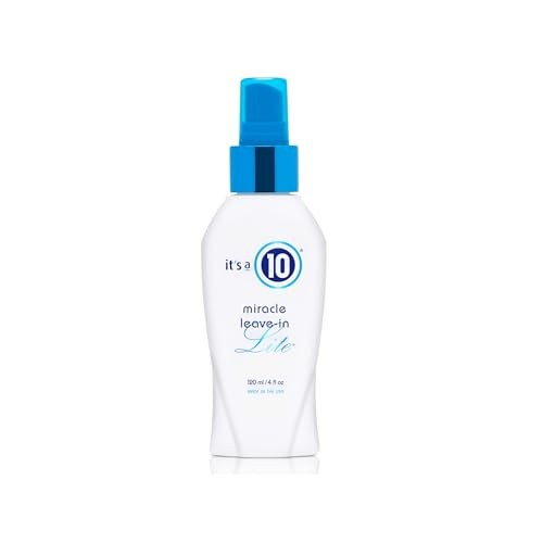 Its a 10 Miracle Leave In Lite 4 Oz Hair Conditioner Detangler Heat Protect