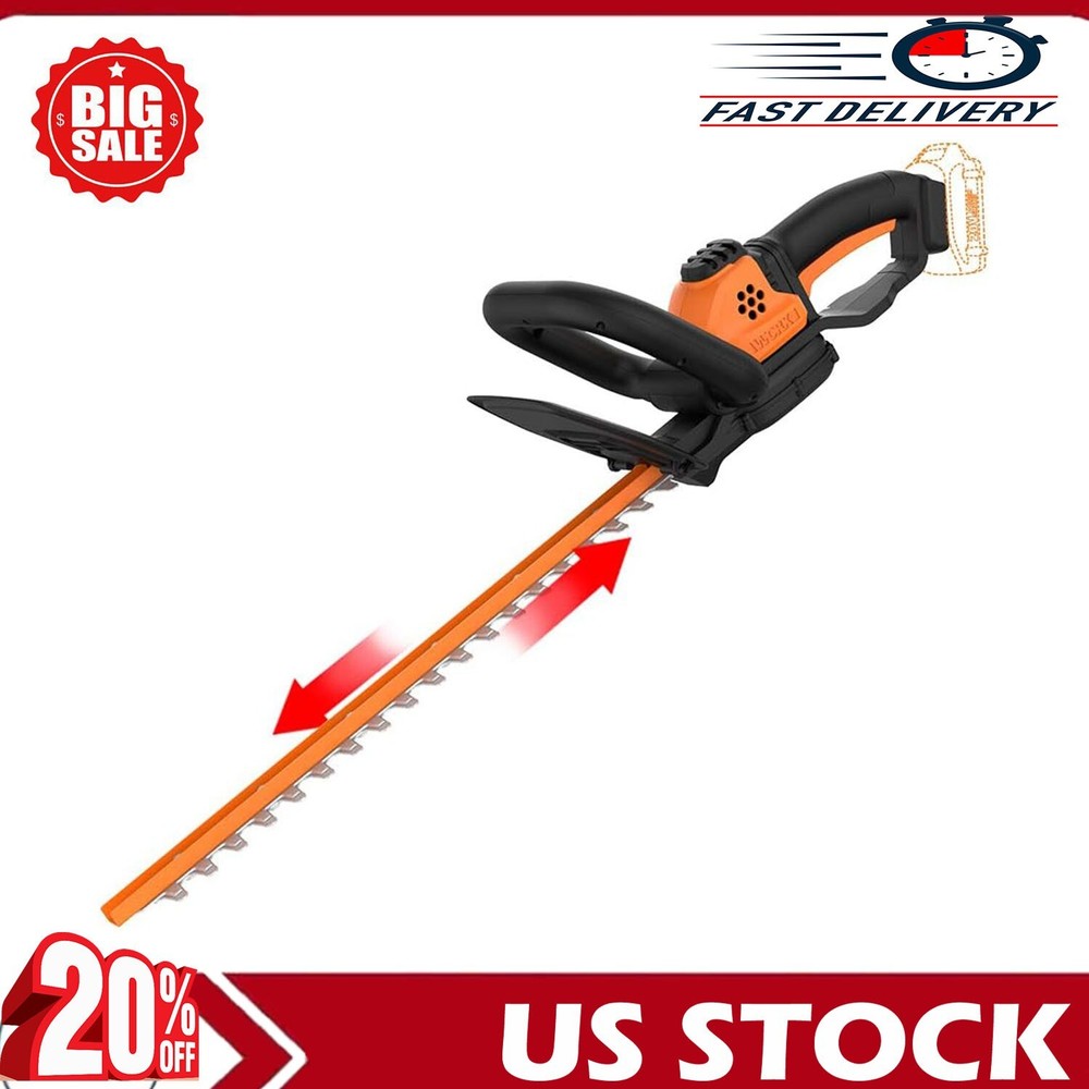 20V PowerShare 22-Inch Cordless Hedge Trimmer Tool Only WG261.9