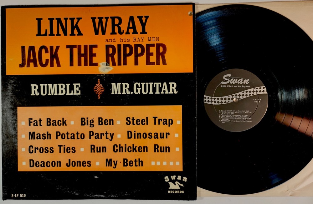 Link Wray and His Ray Men Jack the Ripper LP OG Swan Mono