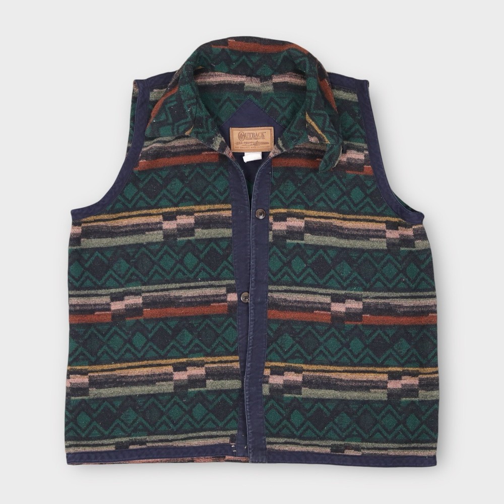 Vintage Outback Trading Company Vest Men’s Size 2XL Triblend Liner Western