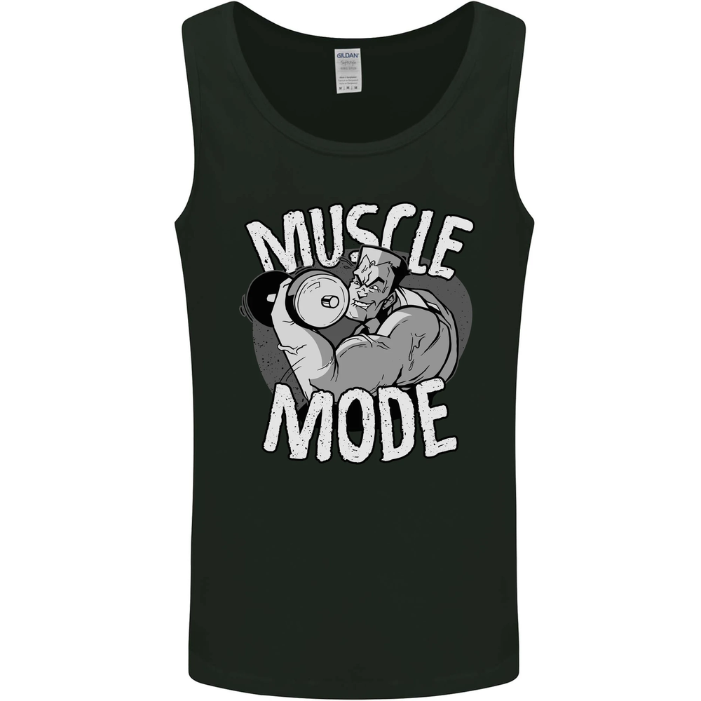 Gym Muscle Mode Bodybuilding Weightlifting Mens Vest Tank Top