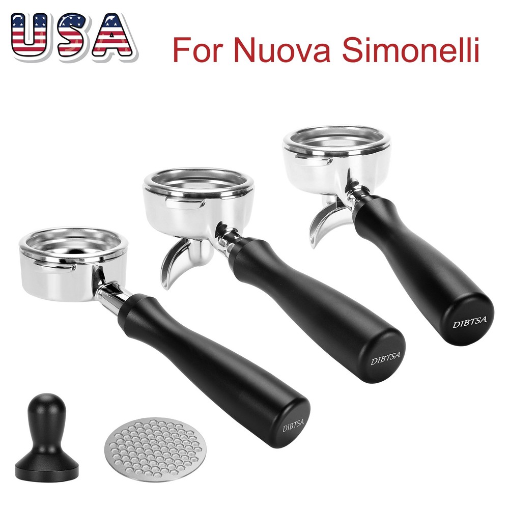 58mm Coffee Portafilter For Nuova Simonelli Espresso Filter Puck Screen Two Ears