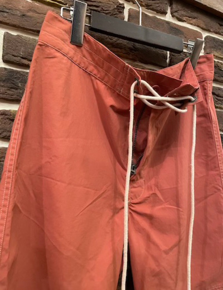 Double RL Ralph Lauren Faded Red Nylon Swim Trunks Board Shorts 34 BNWT RRL