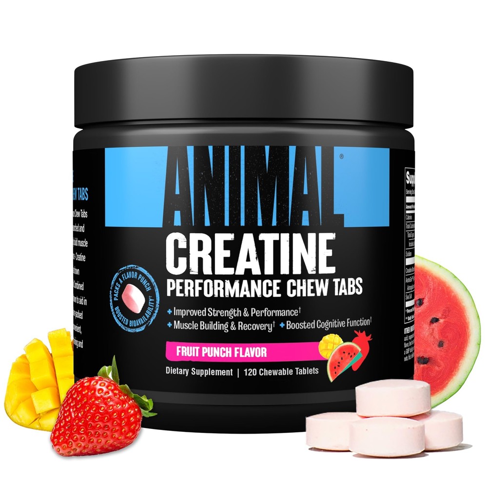 Animal Creatine Chews Tablets - Enhanced Creatine Monohydrate with AstraGin t...