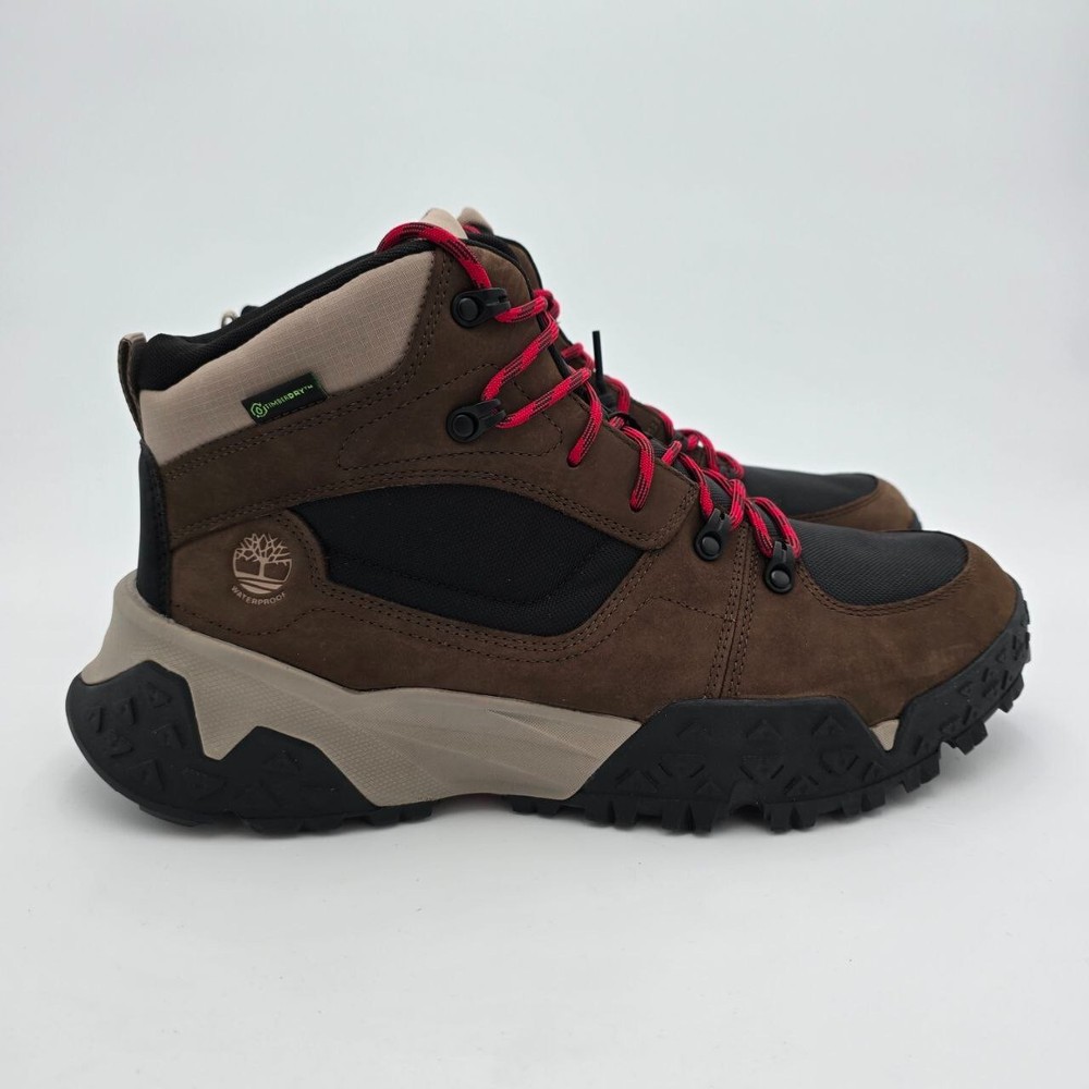 Timberland Motion Scramble Mid Hiker Men's Size 13 Dark Brown Nubuck Waterproof