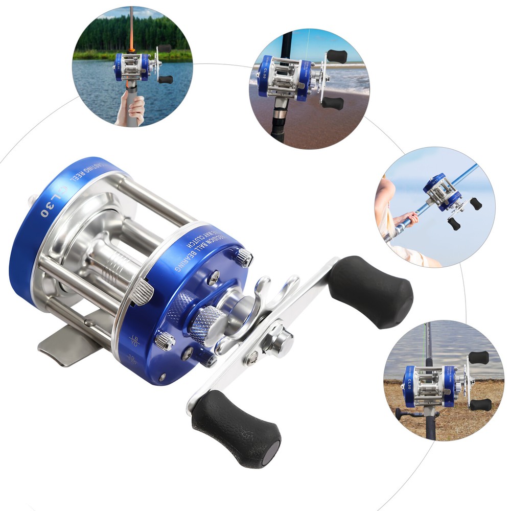 Conventional Reel for Catfish, Round Baitcasting Reel, Baitcasting Fishing Reel