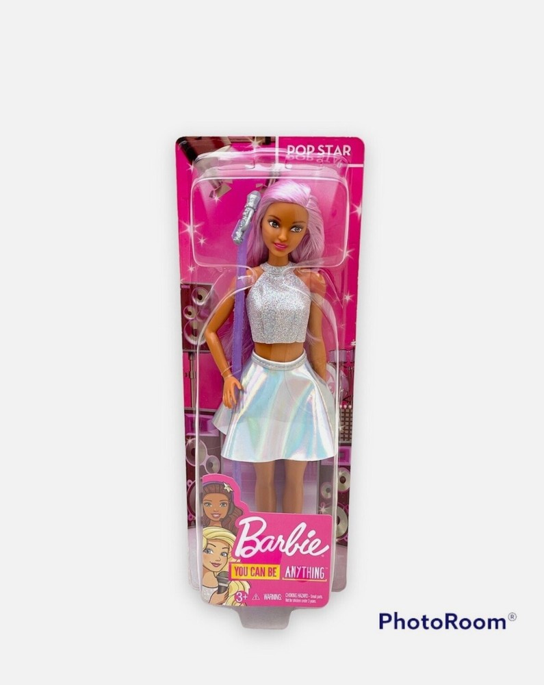 Barbie Pop Star Doll with Purple Hair FXN98 You Can Be Anything