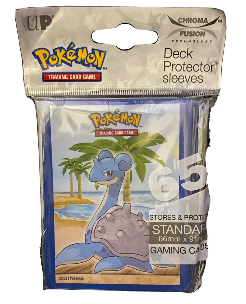 Lapras Pokémon Deck Protector Sleeves Pack of 65 Standard Size by Ultra Pro